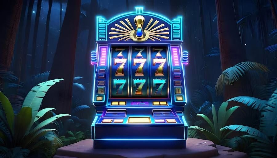 Boom City multiplier counter and cash-out button interface on asiahoki slot